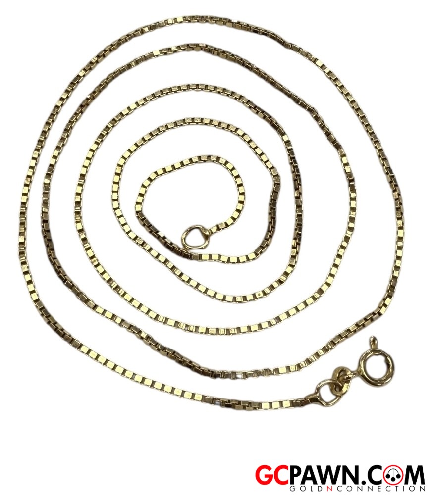 Unisex Chain 14kt Yellow Gold-img-0