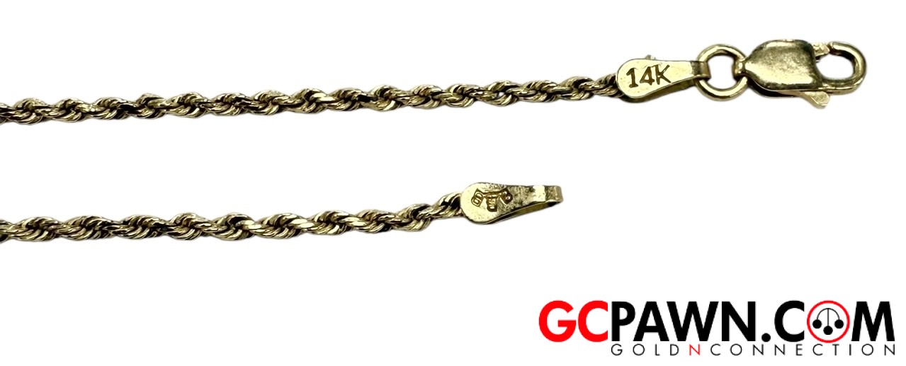 Unisex Chain 14kt Yellow Gold-img-2