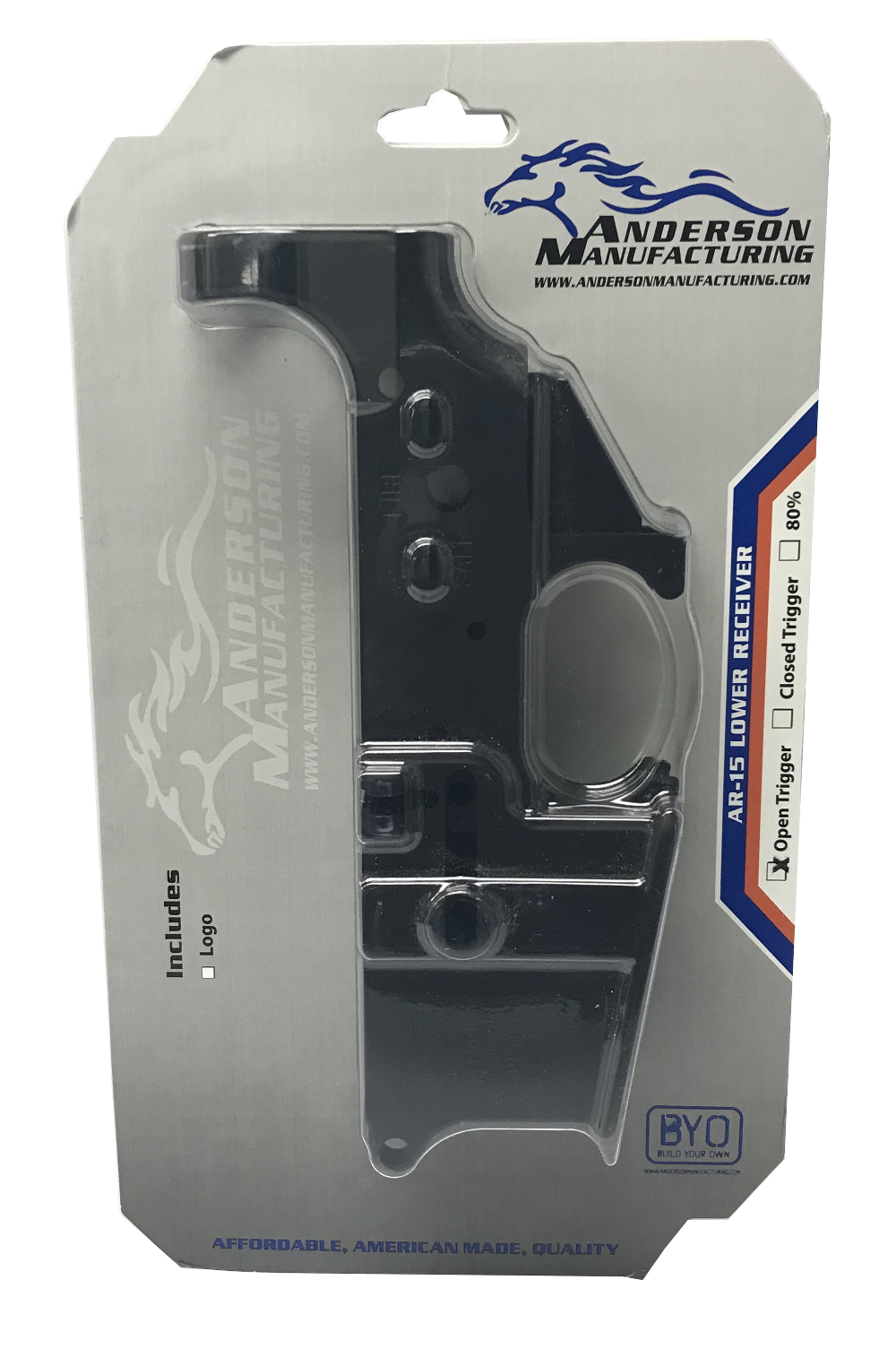 Anderson Manufacturing AM15 - D2-K067-A000-0P Lower Receiver .223 / 5.56 Nato Image