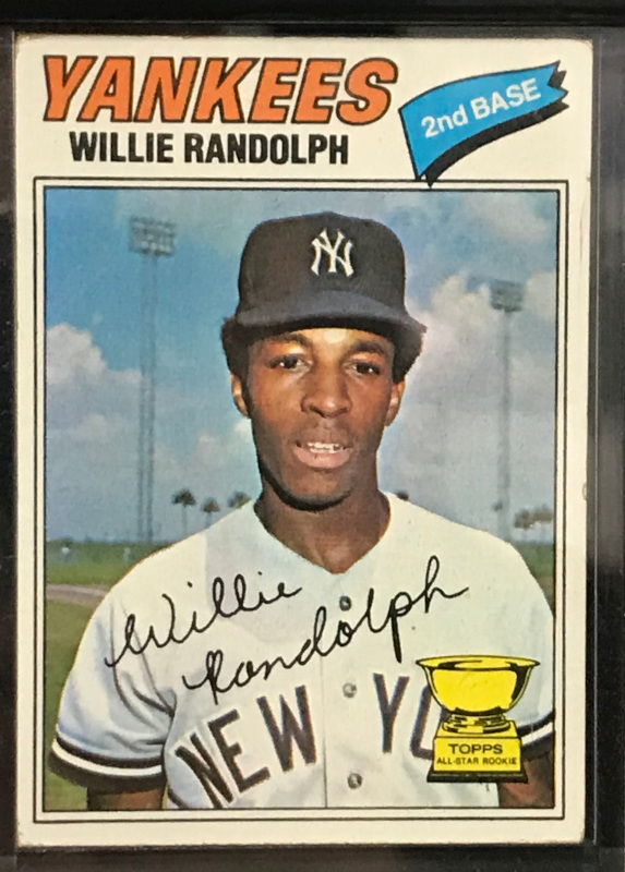 Topps Sports cards Yankees Cards In Display