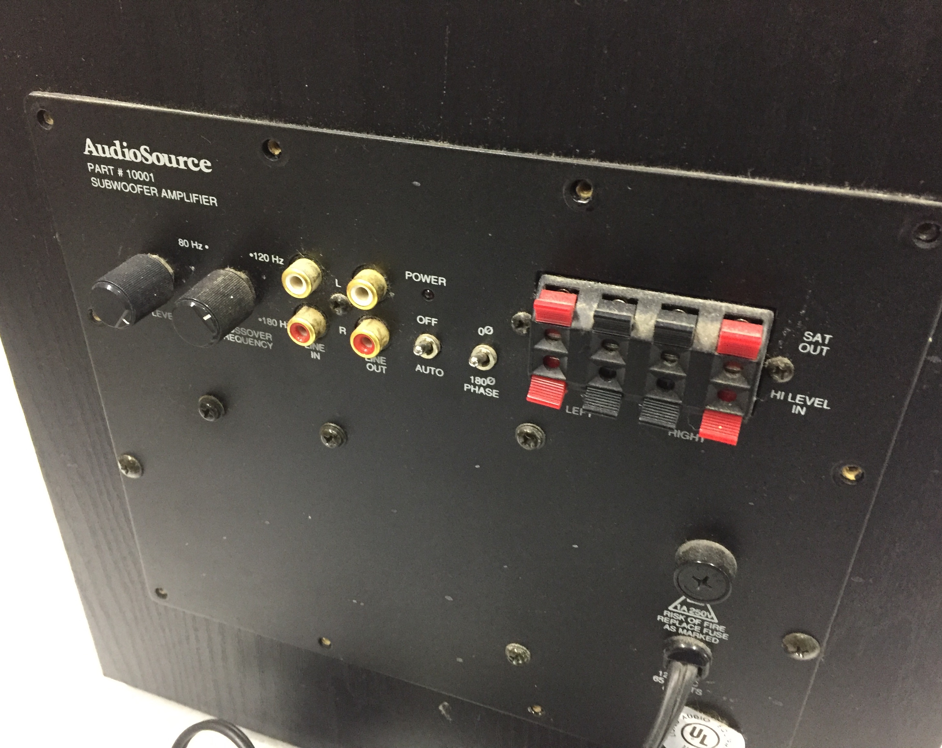 audiosource subwoofer