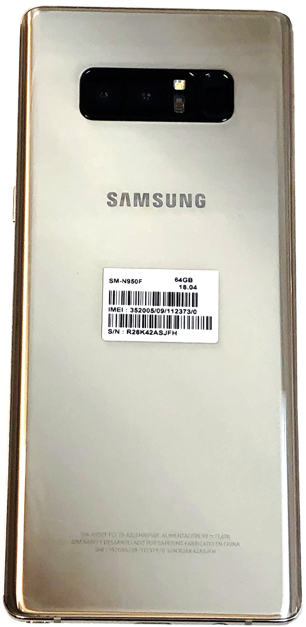 samsung n950f model