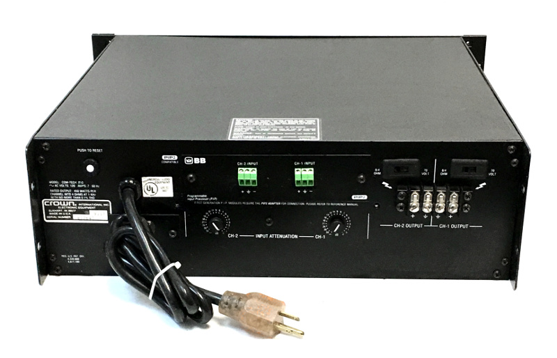 Crown Com-Tech 810 Power Amplifier