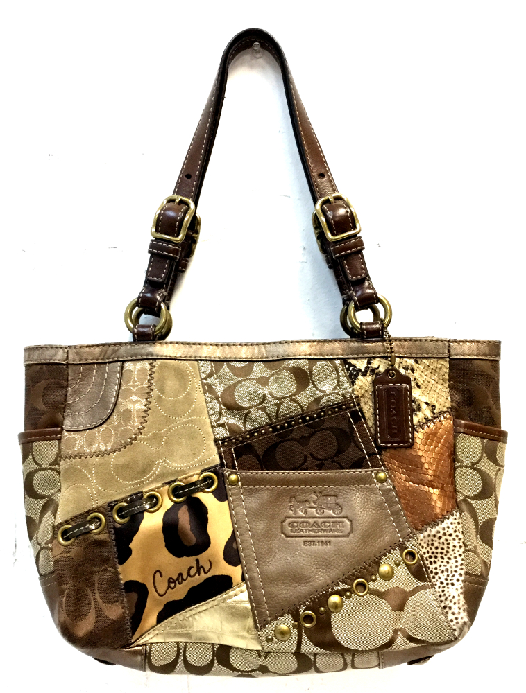 leopard print coach purse