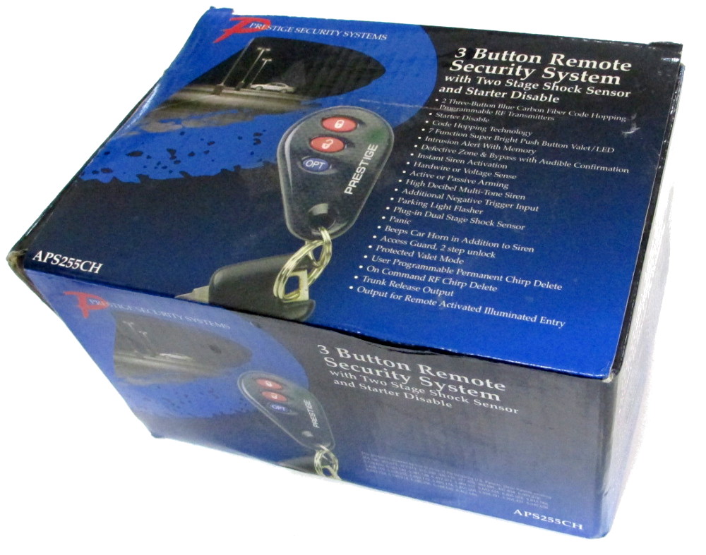 Prestige Security Systems Car Alarm APS255CH Car Alarm